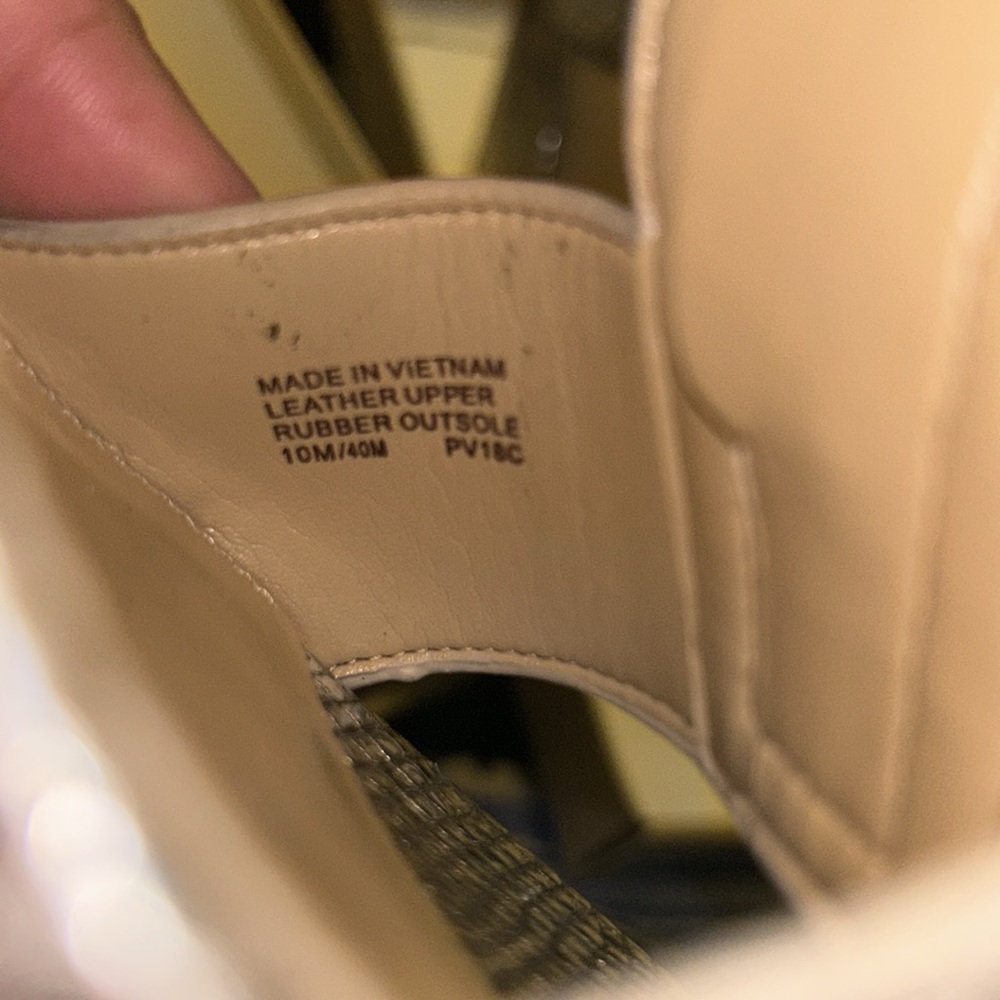 Michael Kors t strap zipper leather heels in gently used condition - Picture 12 of 16